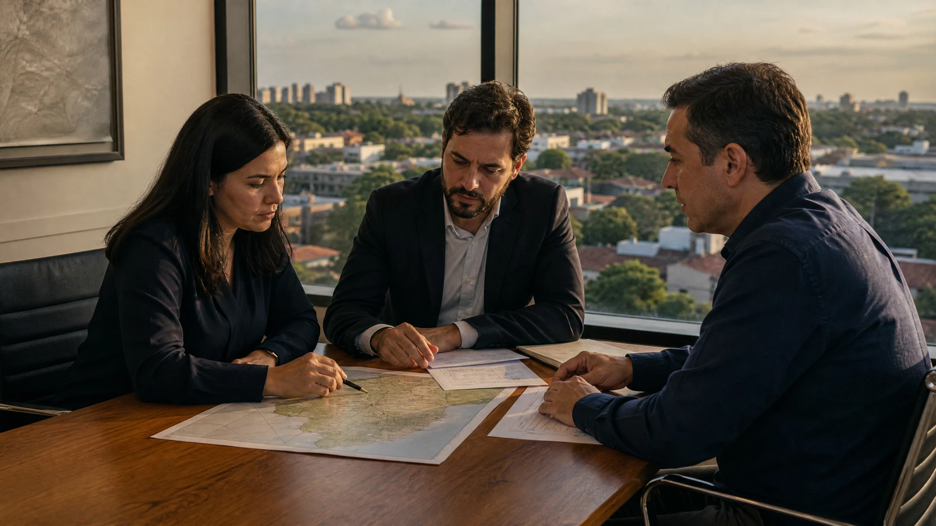 Reunião privada de investimento no Paraguai